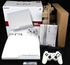 Console Sony PlayStation 3 PS3 CECH 3000A branco clássico 160GB caixa F/S Fedex comprar usado  Enviando para Brazil