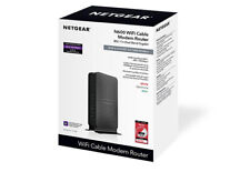 NETGEAR C3700 Gigabit N600 Dual Band WiFi DOCSIS 3.0 Cable Modem Wireless Router, used for sale  Shipping to South Africa
