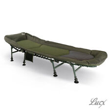 Lucx® 8 legs bedchair 8 legs carp lounger fishing lounger stable + side pocket for sale  Shipping to Ireland