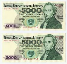 Banknoten 5000 zloty gebraucht kaufen  Altenberge