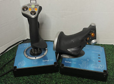 Saitek X45 PC control de vuelo USB memoria de vuelo y acelerador para simulador de vuelo segunda mano  Embacar hacia Argentina