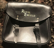 Royal Enfield Genuine Leather  Saddle Bag For All Classic Models 500cc 350cc., used for sale  Shipping to South Africa