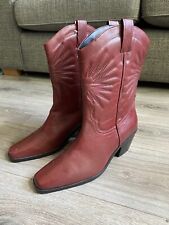 Cowboy boots cherry for sale  LONDON