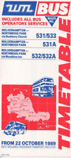 Wmpte bus timetable for sale  WIRRAL