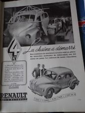 4CV RENAULT + automobiles DOLO + BESSET ANNONAY FRANCE ILLUSTRATION AUTO 1947 co comprar usado  Enviando para Brazil