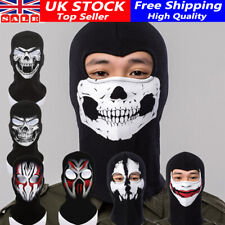 Motorcycle balaclava ghost for sale  UK