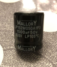 Mallory 1500uf 50v for sale  MALMESBURY