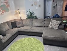 brown couch sectional large for sale  Rancho Cordova