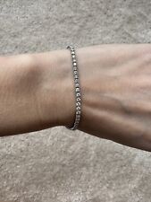 Used, 18ct white gold diamond (colour F, VS2 clarity) tennis bracelet for sale  Shipping to South Africa