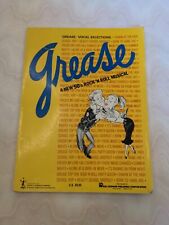 Grease musical sheet for sale  MANSFIELD