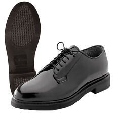 Zapatos formales Oxford de cuero uniforme militar Rothco con acabado de alto brillo segunda mano  Embacar hacia Argentina