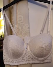 Womens white longline for sale  UK