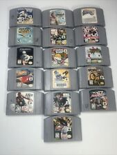 ¡¡¡Lote de 16 juegos clásicos para Nintendo 64 n64!!! NFL NBA MLB WCW Star Wars segunda mano  Embacar hacia Argentina