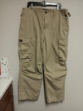 Pantalones de carga vintage militares de EE. UU. Co Ralph Lauren para hombre 38x30 caqui segunda mano  Embacar hacia Argentina