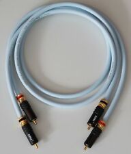 Supra Cables EFF ISL Cinchkabel mit PPSL RCA Steckern verspannbar Audiokabel 1m comprar usado  Enviando para Brazil