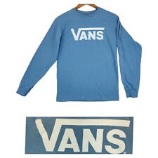 Camiseta masculina Vans CLASSIC SKATE manga longa algodão azul claro tamanho P comprar usado  Enviando para Brazil