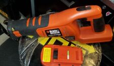 BLACK & DECKER FIRESTORM (18V)  CORDLESS RECIPROCATING SAW NO. CRS180 W/ BATTERY for sale  Shipping to South Africa
