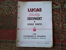 Lucas spare parts for sale  NOTTINGHAM