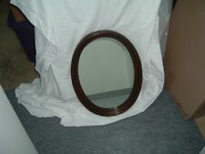 Oval oak mirror for sale  Mount Prospect