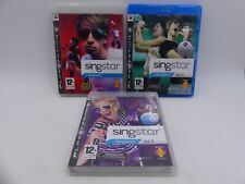 SINGSTAR VOL 1 VOL2 VOL3 PS3  PAL LOT 3 GAMES for sale  Shipping to South Africa