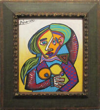 Pablo Picasso - pintura em painel emoldurado - Modernismo cubismo surrealismo mulher comprar usado  Enviando para Brazil