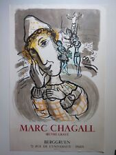 Marc chagall affiche d'occasion  Coucy-le-Château-Auffrique