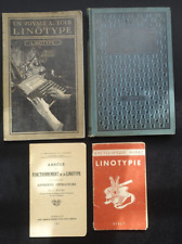 Linotype manuel complet d'occasion  Paris XI