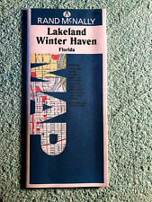 770- LAKELAND / WINTER HAVEN FLORIDA MAP - MCMXCI - RAND MCNALLY for sale  Chicago