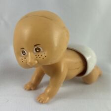 Vintage Tomy Cabbage Patch Kids Crawling Baby White Diaper Wind Up 1983 for sale  Shipping to South Africa
