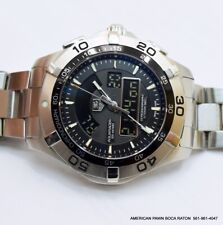 Relógio masculino TAG HEUER Aquaracer Chronotimer mostrador preto CAF1010, usado comprar usado  Enviando para Brazil