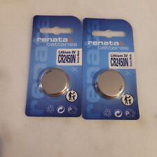 CR2450N RENATA WATCH BATTERIES 2450.  (2 pieces) New packaging Exp. 4/27 for sale  Shipping to South Africa