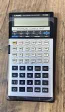 Calculadora de consultor financiero vintage Casio FC-200 - repuesto o reparación segunda mano  Embacar hacia Argentina