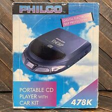 CD player portátil vintage 1997 Philco 478K Discman com kit de carro e fones de ouvido comprar usado  Enviando para Brazil