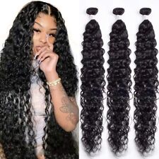 30 Inch Long Water Wave Bundles Peruvian Hair Hair Bundles Deal Remy Human Hair for sale  Shipping to South Africa