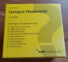 Lernquiz steuerrecht 500 gebraucht kaufen  Ganderkesee