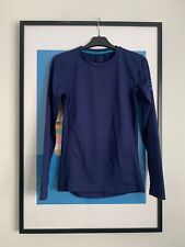 Asics Compression Top Men Medium Running Marathon Tech L/S Blue for sale  Shipping to South Africa