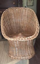 Vtg wicker rattan d'occasion  Expédié en Belgium