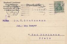 Frankfurt postkarte 1916 gebraucht kaufen  Leipzig