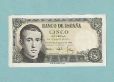 ESPAÑA - RARO Billete Antiguo de 5 Pesetas - Jaime Balmes - 1951 - a/UNC - ¡MIRA!, usado segunda mano  Embacar hacia Argentina
