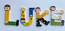 Letras De Madeira Colorido L U K E Projetos De Artesanato Decoração De Quarto, usado comprar usado  Enviando para Brazil