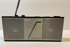 Radio portátil receptor estéreo vintage Sony SRF A100 FM AM - FUNCIONA PARCIALMENTE segunda mano  Embacar hacia Mexico