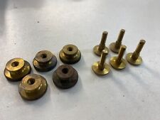 Brass knurled terminal for sale  LEICESTER
