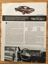 Monte article 1970 for sale  Utica