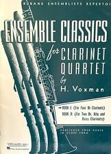 Conjunto Clássico para Quarteto de Clarinete, Livro 1, por H. Voxman, usado comprar usado  Enviando para Brazil