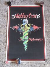 Póster vintage 1989 Motley Crue terciopelo retroiluminado Dr. Feelgood, #826, usado segunda mano  Embacar hacia Argentina