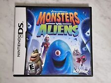 Cartucho, estuche y manual para videojuegos Monsters vs. Aliens (Nintendo DS, 2009) EN CAJA segunda mano  Embacar hacia Argentina