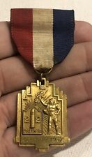 Medalha de tiro vintage 1957 Alemanha calibre 22 medalha de taco de rifle militar prêmio, usado comprar usado  Enviando para Brazil