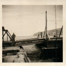 Foto, Br.Bau.Batl.552. Măgurele 1941: Übergang v. Ponton-Brücke (MB)21302 , usado comprar usado  Enviando para Brazil