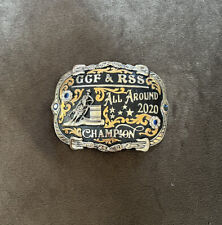 Trophy Rodeo Champion Belt Buckle All Around Cowgirl Barrel Racing Racer for sale  Forney