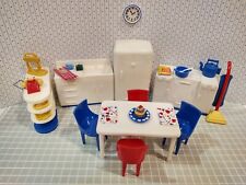 Vintage Plasco 9 PC KITCHEN SET/Extras Miniature Dollhouse Furniture 1:12 Renwal for sale  Shipping to South Africa